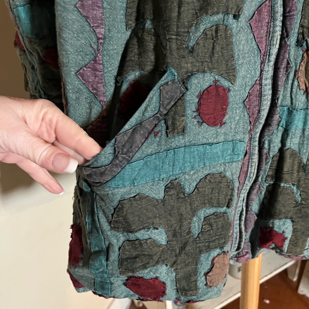 💙Cute Options Free Size and Oversized Thick Quilted Lined Zipper Barn Jacket. - Picture 6 of 10